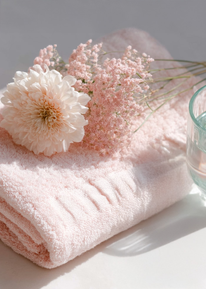 Relaxing clinical environment prepared for facial aesthetics treatments.