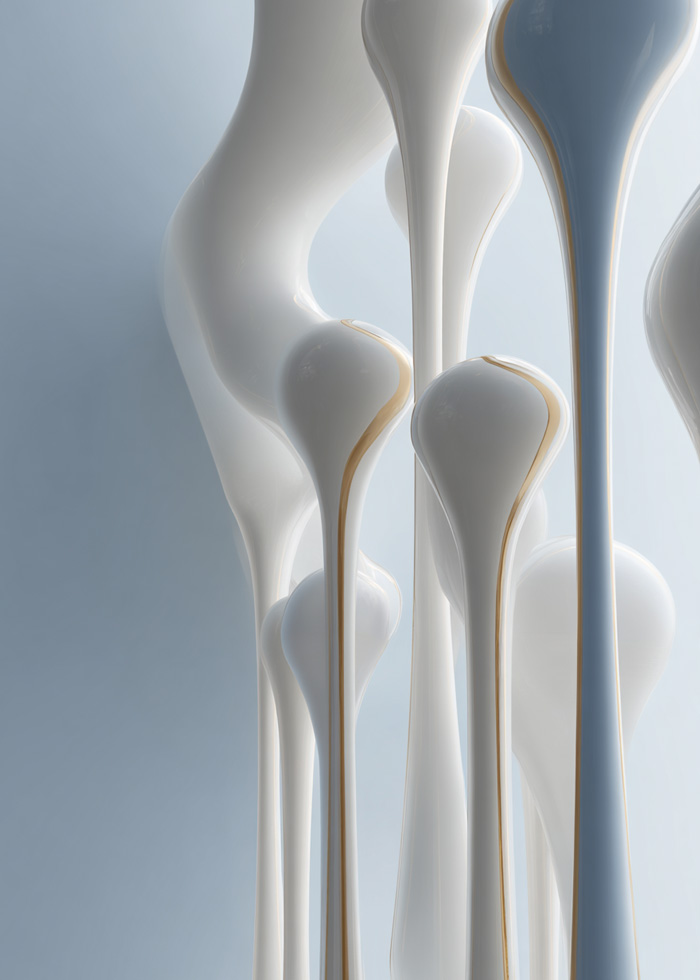 Abstract representation of biological processes examined through diagnostic testing.